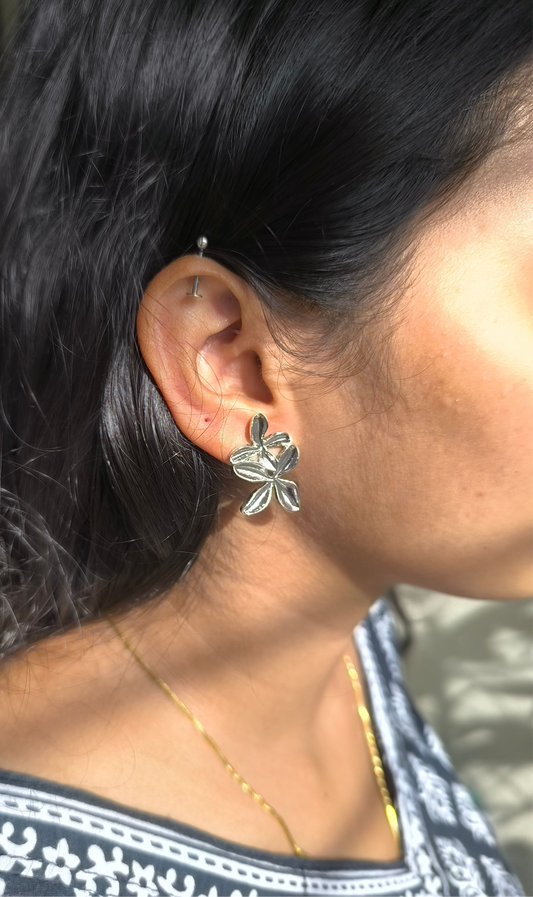 Fashionable Western Princess Earrings | Stylish Silver & Gold Jewelry